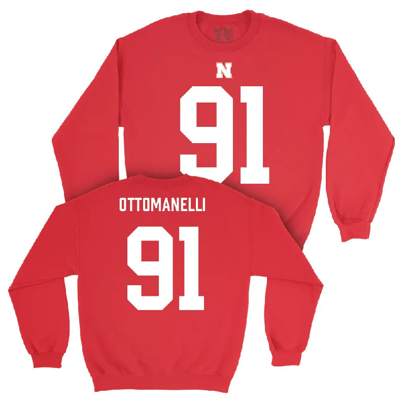 Nebraska Football Red Shirsey Crew  - Nico Ottomanelli