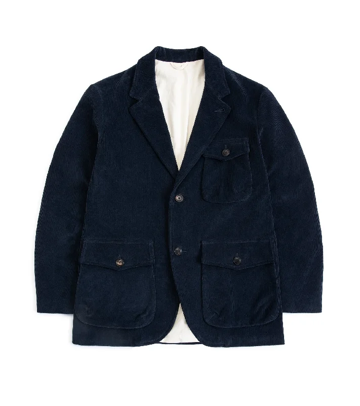 East Harbour Surplus Chester Washed Corduroy Jacket: Navy