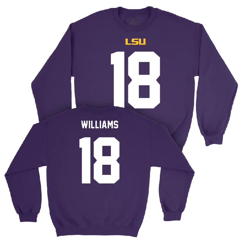 LSU Football Purple Shirsey Crew - Joshua Williams