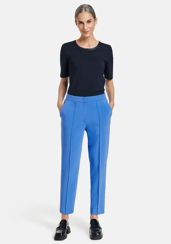 Gerry Weber Slim Leg Cropped Trouser, Blue