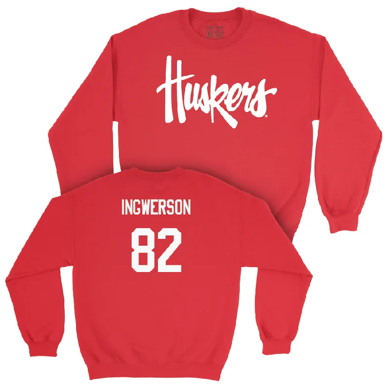 Red Football Huskers Crew  - Eric Ingwerson