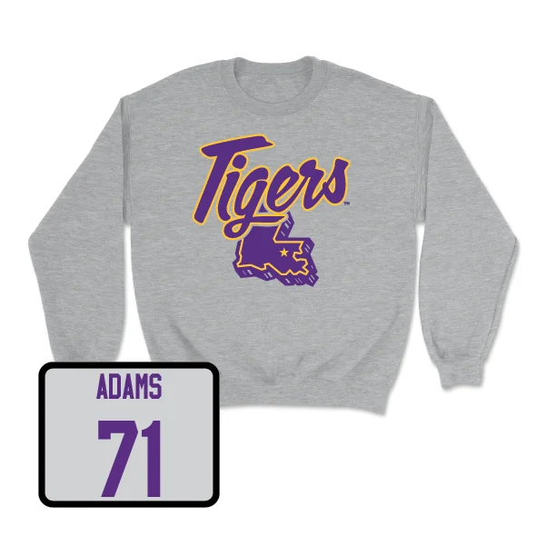 Football Sport Grey Tiger State Crew - Tyree Adams