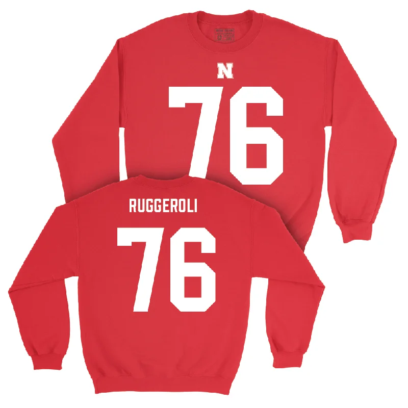 Nebraska Football Red Shirsey Crew  - Xander Ruggeroli