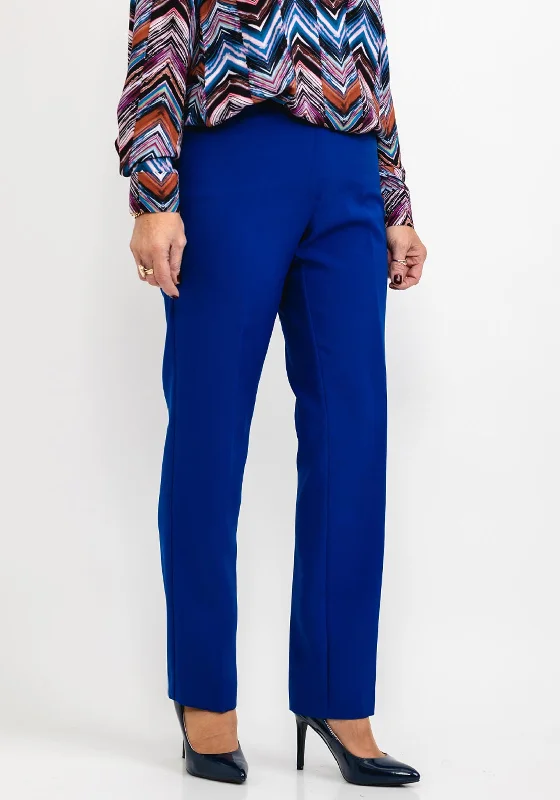 Avalon Penny Straight Leg Trousers, Indigo Blue