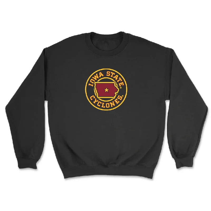 Women's Soccer Black Ames Crewneck - Avery Gillahan