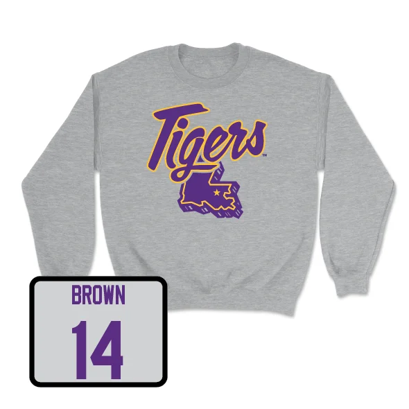 Football Sport Grey Tiger State Crew - Jalen Brown