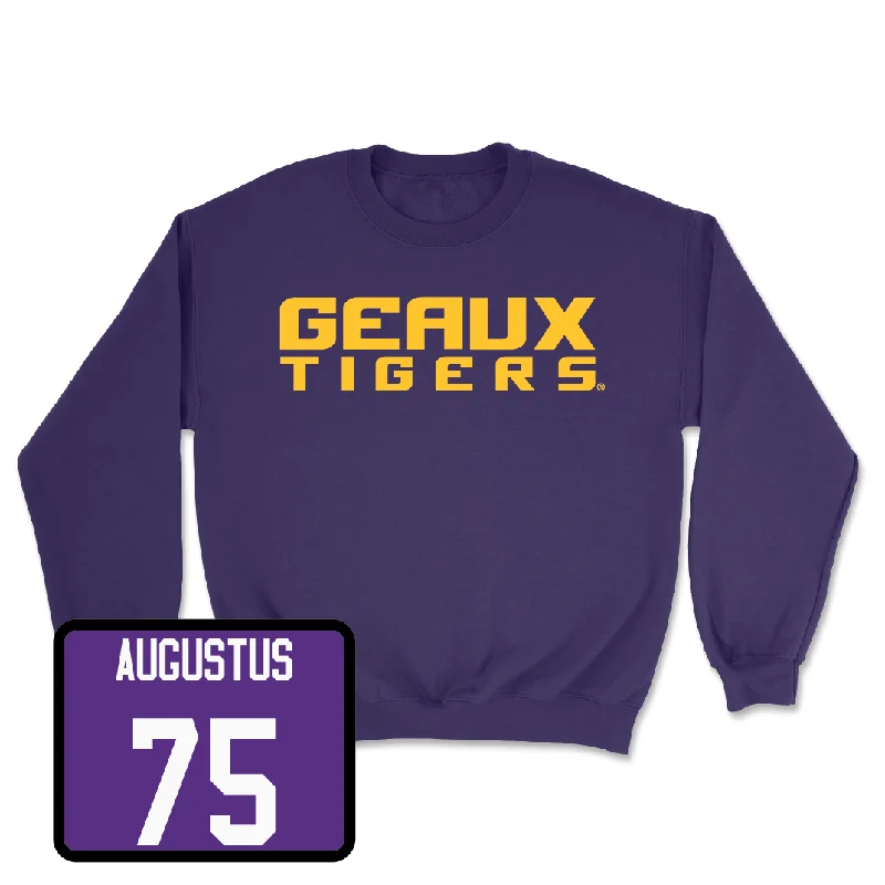 Football Purple Geaux Crew - Braden Augustus