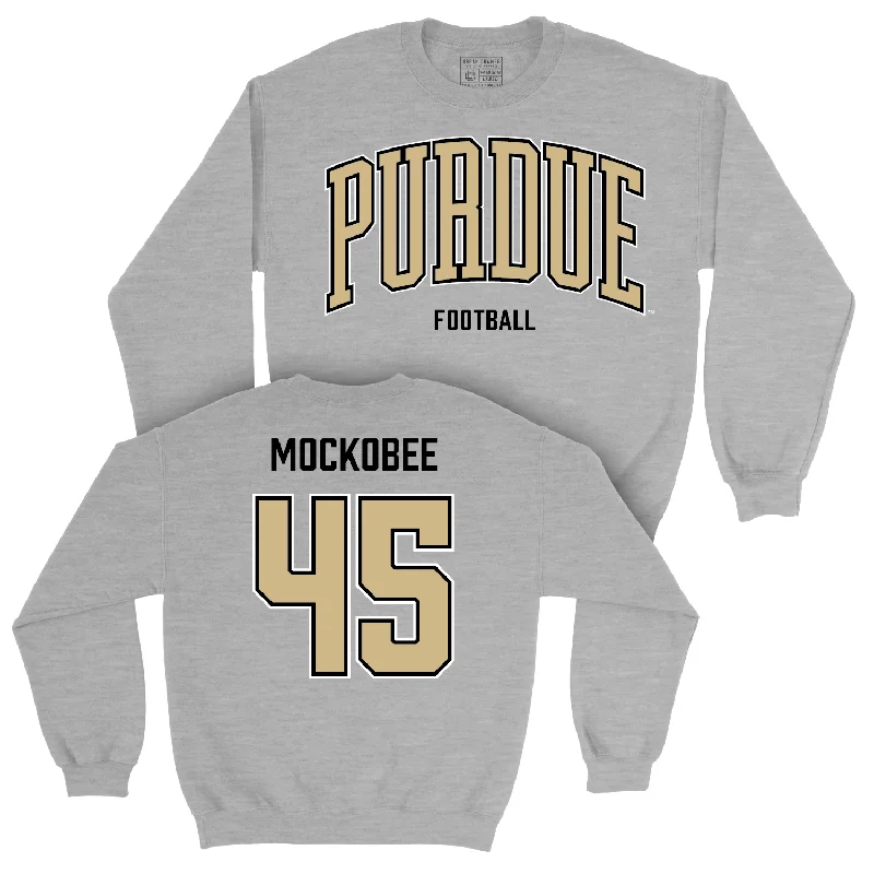 Football Sport Grey Arch Crew - Devin Mockobee | #45