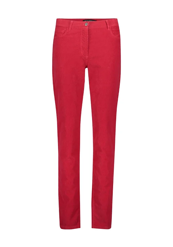 Betty Barclay Corduroy Trousers, Red