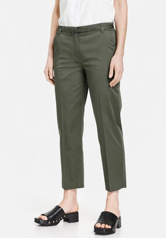 Gerry Weber Chino Style Trousers, Khaki