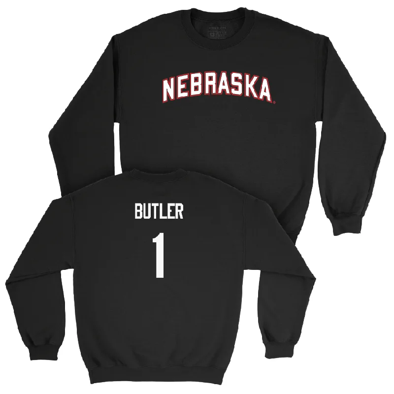 Football Black Nebraska Crew  - Jimari Butler