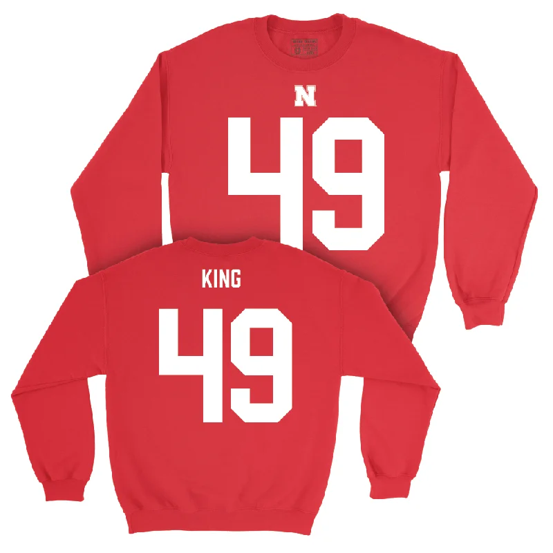 Nebraska Football Red Shirsey Crew  - Danny King