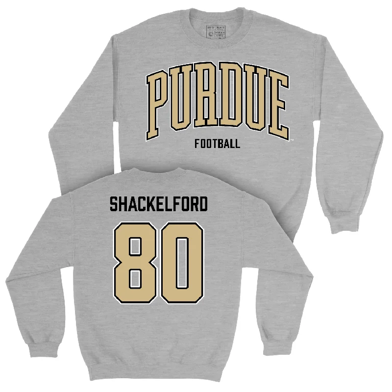 Football Sport Sport Grey Arch Crew - Ryne Shackelford | #80