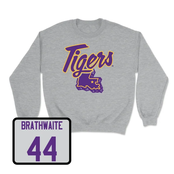 Football Sport Grey Tiger State Crew - Christian Brathwaite