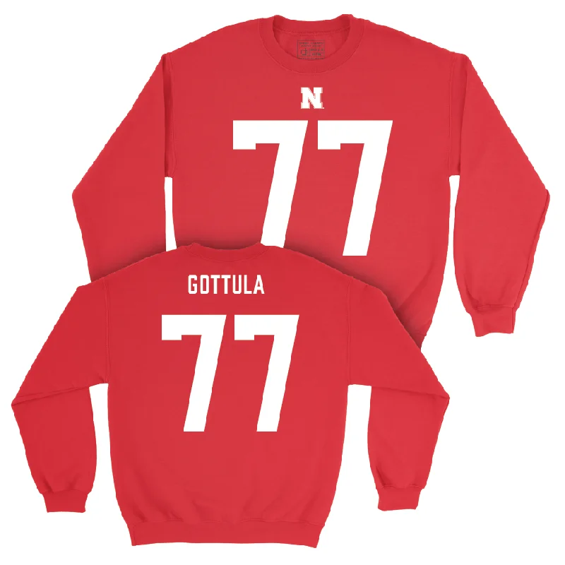 Nebraska Football Red Shirsey Crew - Gunnar Gottula | #77