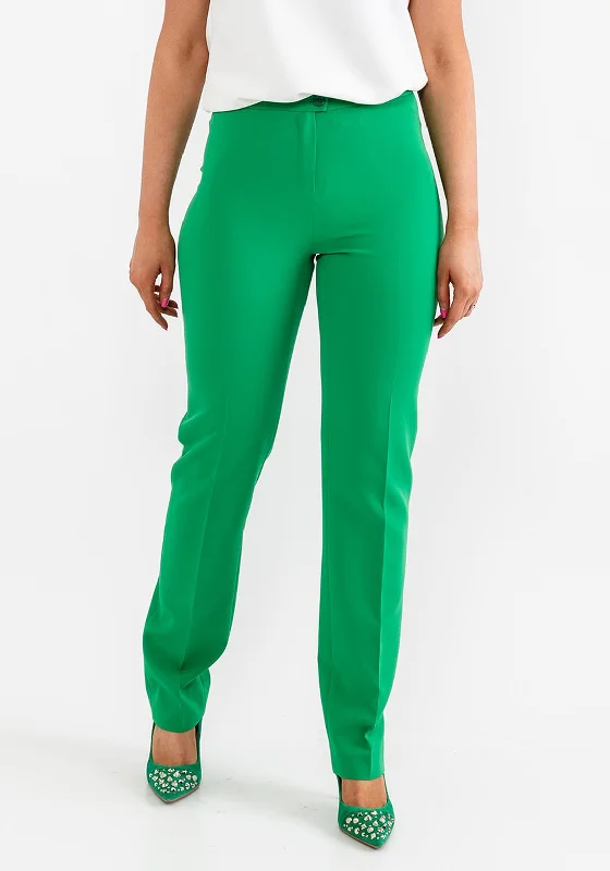 Christina Felix Tailored Slim Leg Trousers, Green