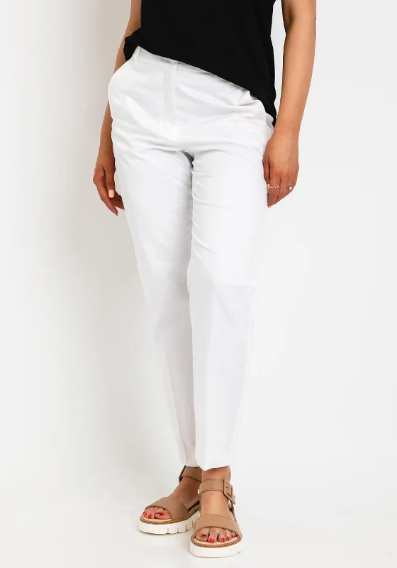 Gerry Webber Slim Leg Trouser, White