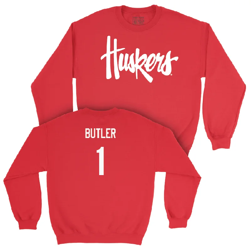 Red Football Huskers Crew  - Jimari Butler