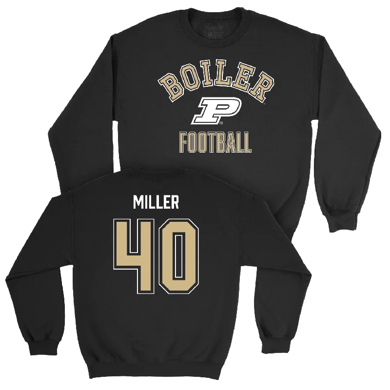 Football Black Classic Crew - Hudson Miller | #40