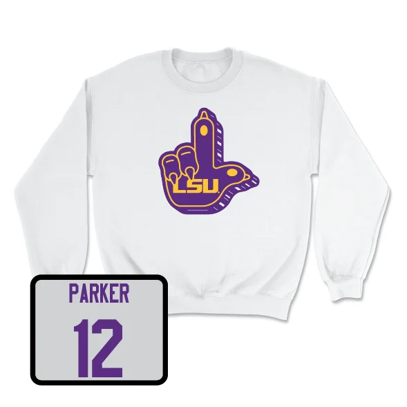 Football White "L" Paw Crew - Kyle Parker