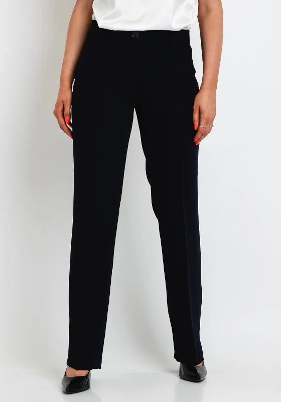 Gerry Weber Straight Cut Trouser, Navy