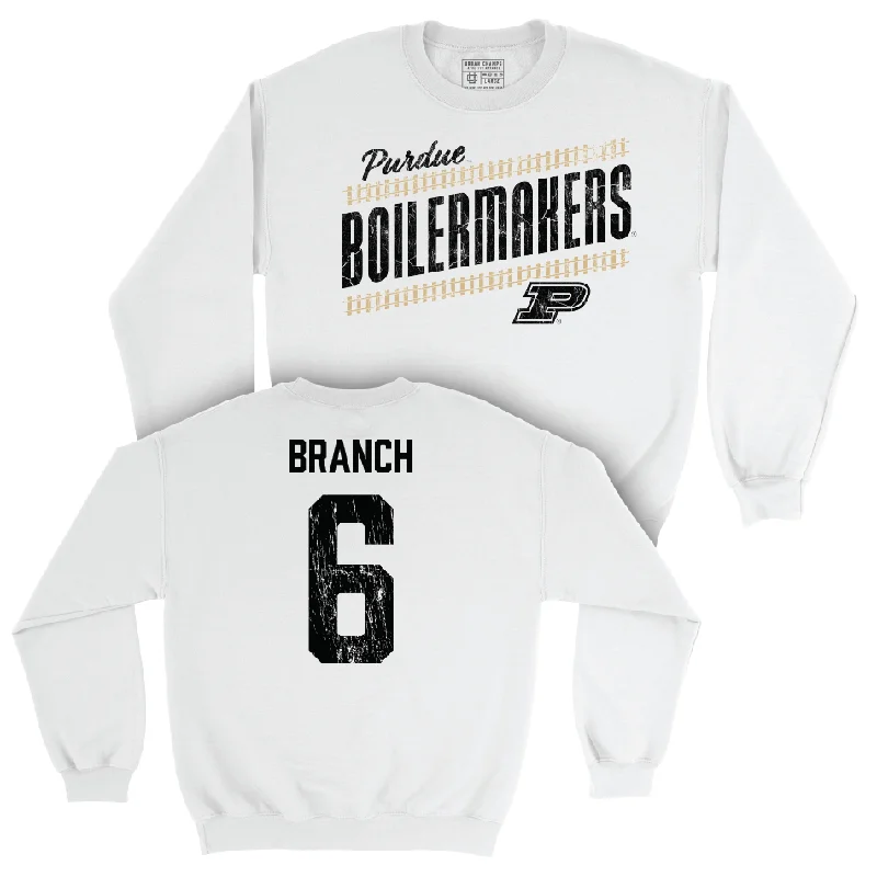 Football White Slant Crew - Arhmad Branch | #6