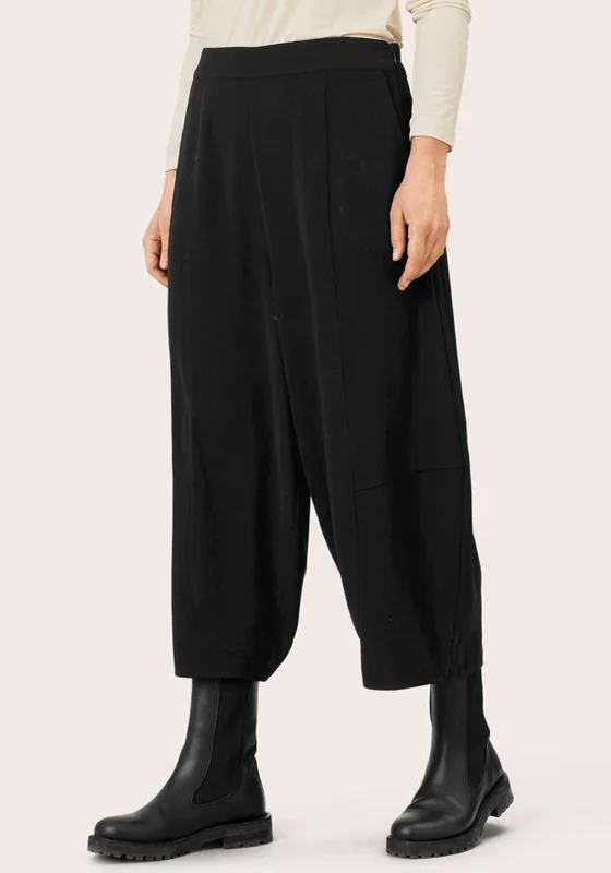 Masai Peggy Cropped Balloon Trousers, Black