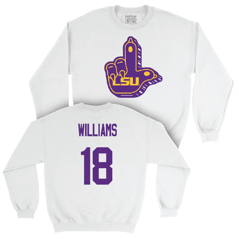 Football White "L" Paw Crew - Joshua Williams