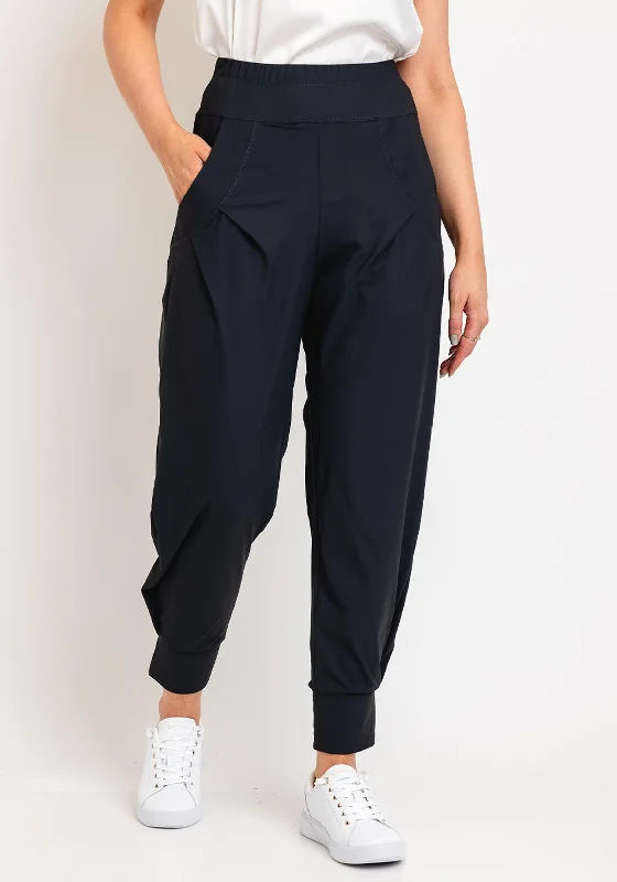 Naya Elasticated Waist Cuff Trouser, Dark Grey