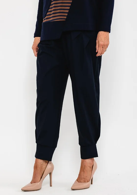 Naya Pocket Tuck Leg Trousers, Navy