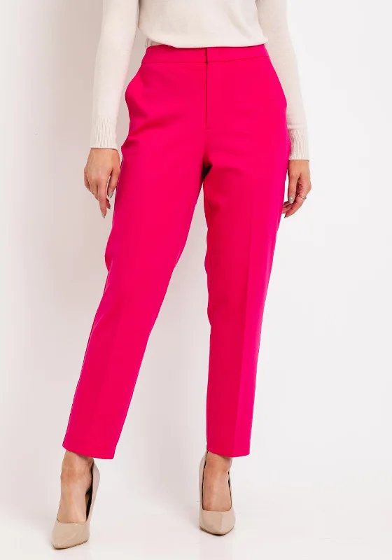 OUI Slim Leg Comfort Trouser, Pink