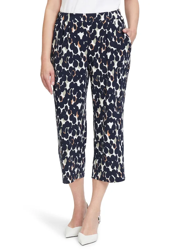 Betty Barclay Print Crop Trouser, Multi