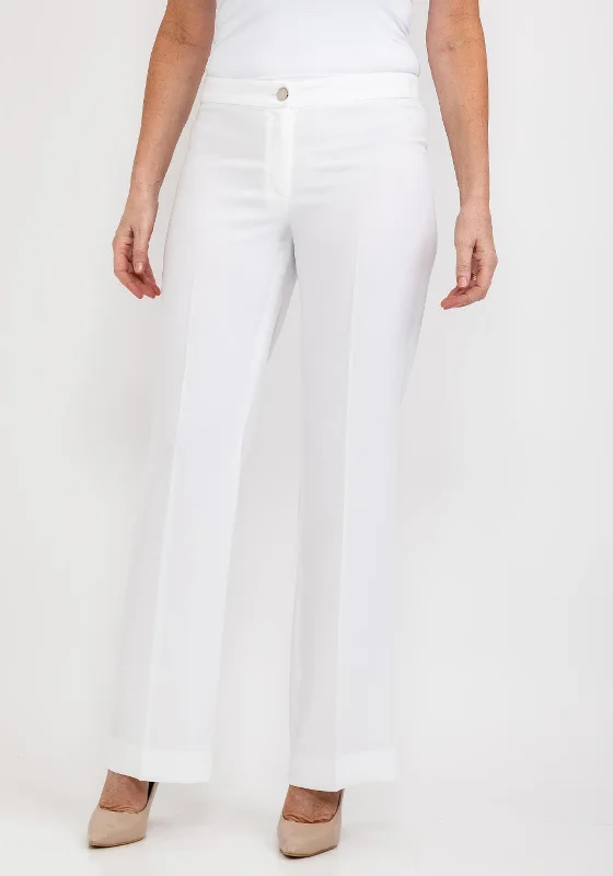 Badoo Straight Leg Trousers, White