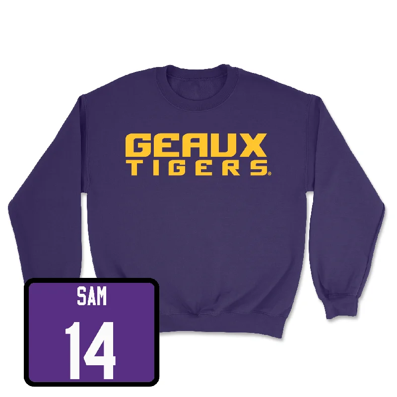 Football Purple Geaux Crew - Andrè Sam