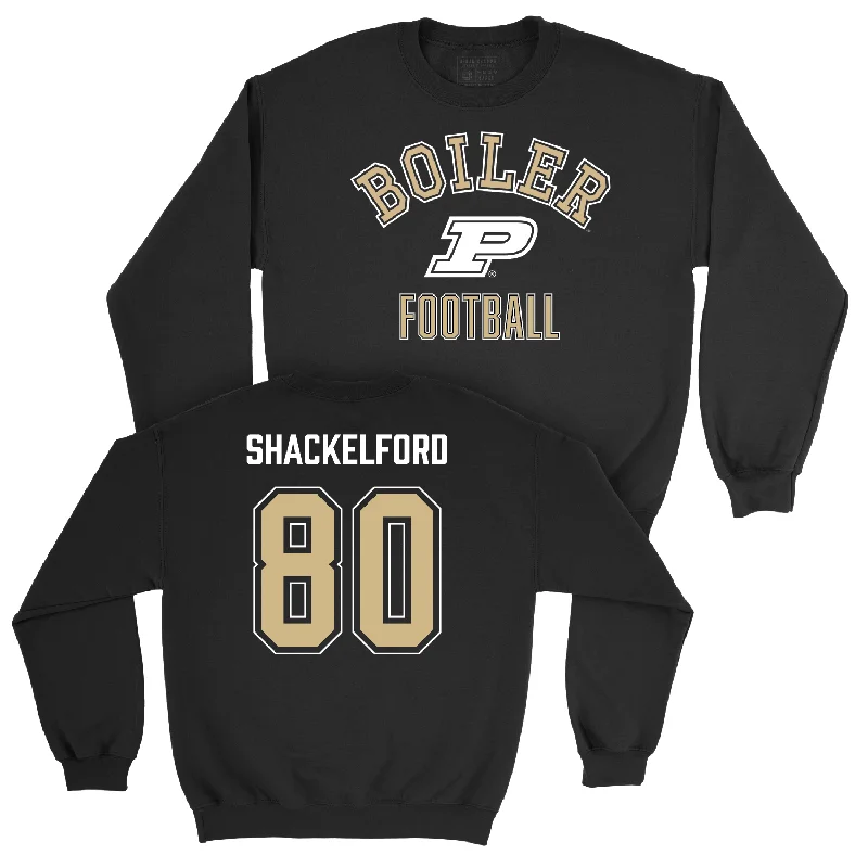 Football Black Classic Crew - Ryne Shackelford | #80