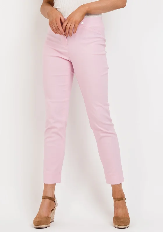 Robell Rose 09 Super Slim Trousers, Soft Rose