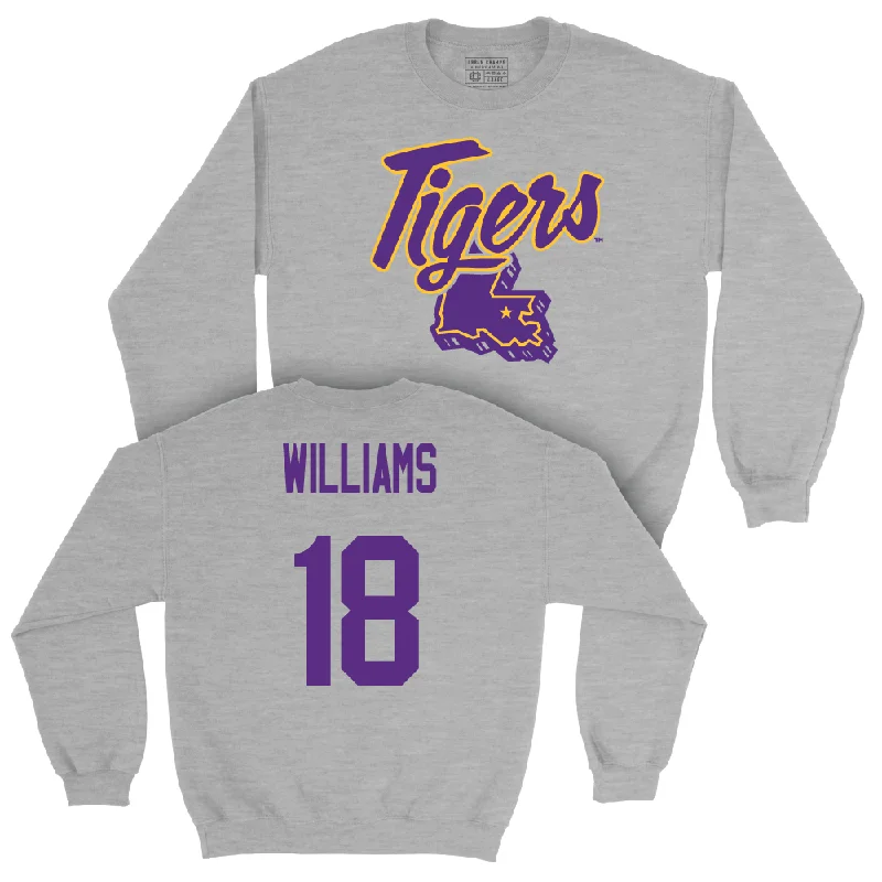 Football Sport Grey Tiger State Crew - Joshua Williams