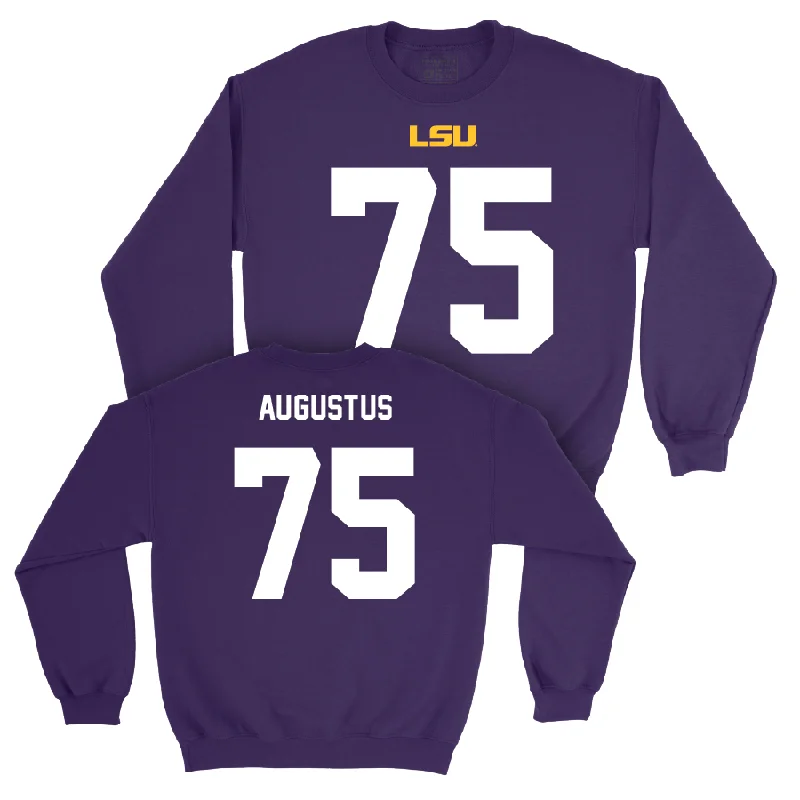 LSU Football Purple Shirsey Crew - Braden Augustus