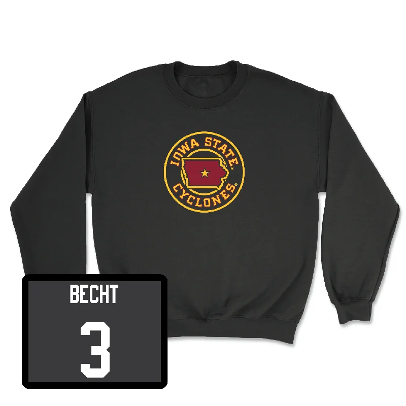 Iowa State Football Black Ames Crewneck - Rocco Becht