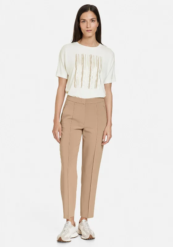 Gerry Weber Slim Leg Trouser, Camel