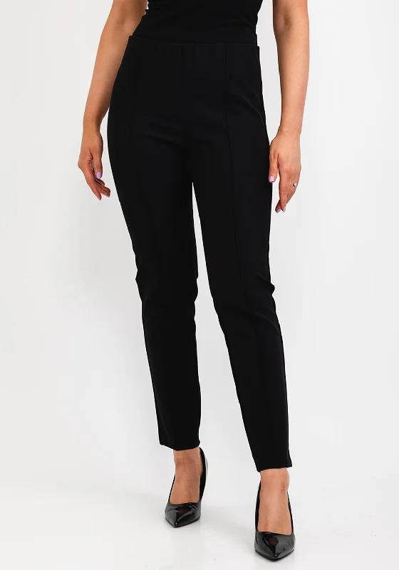 Zerres Jane Pleat Leg Trousers, Black