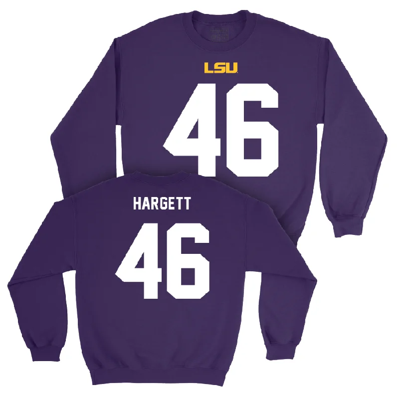 LSU Football Purple Shirsey Crew - Badger Hargett