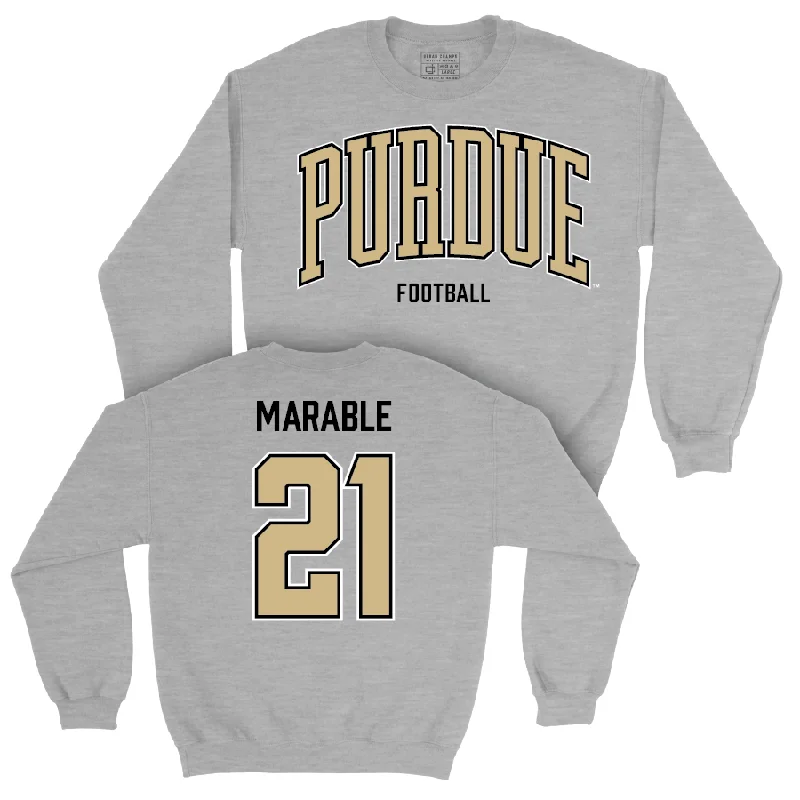 Football Sport Grey Arch Crew  - D’Mon Marable