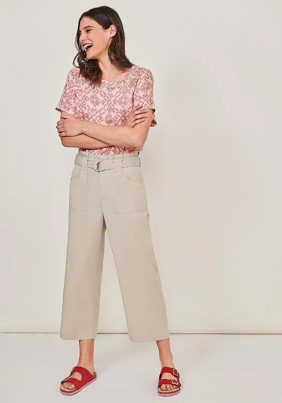 White Stuff Teakie Straight Leg Trousers, Dusty Grey