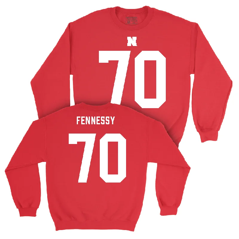 Nebraska Football Red Shirsey Crew  - Nolan Fennessy