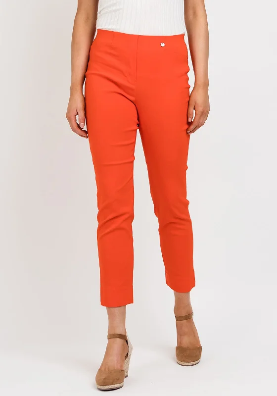 Robell Rose 09 Super Slim Trousers, Orange