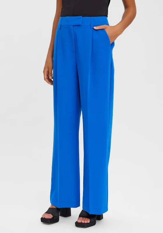 Vero Moda Zelda Wide Leg Trousers, Princess Blue