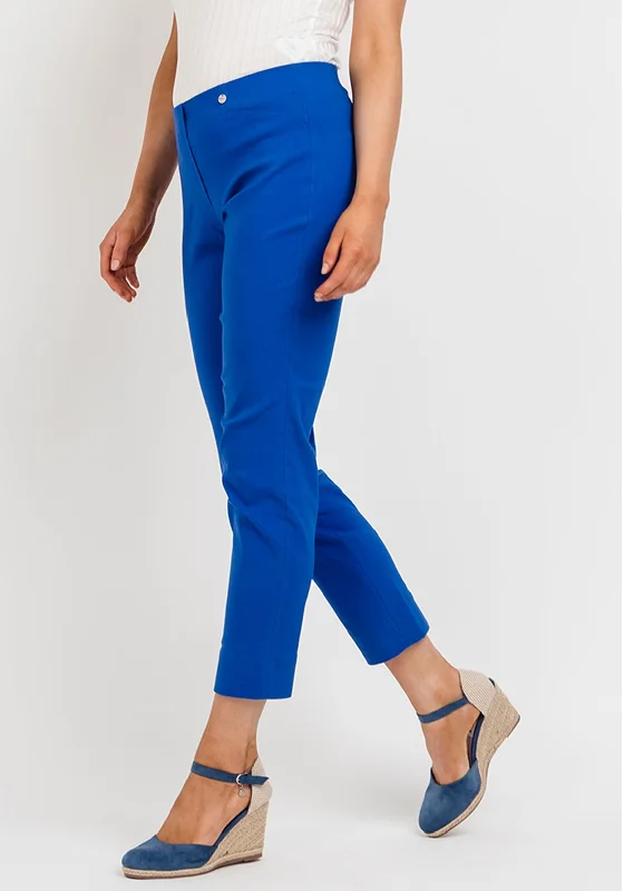 Robell Rose 09 Ankle Grazer Trousers, Royal Blue