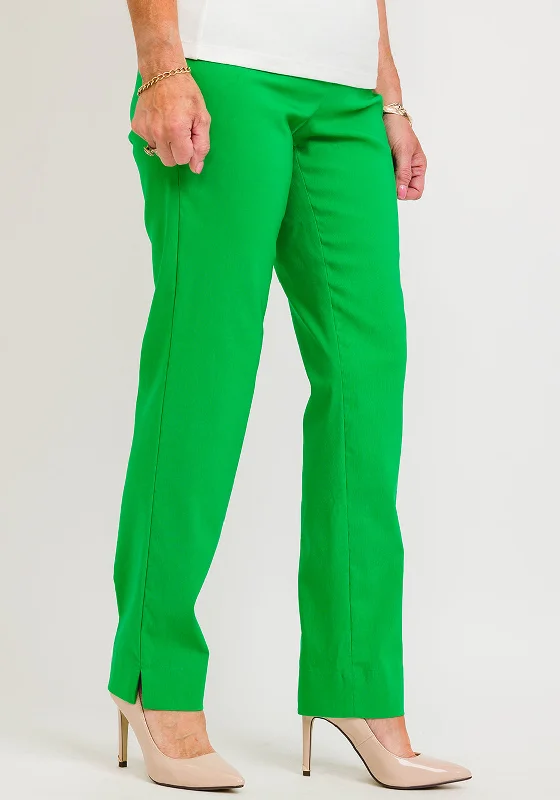 Robell Marie Full Length Stretch Slim Fit Trousers, Emerald