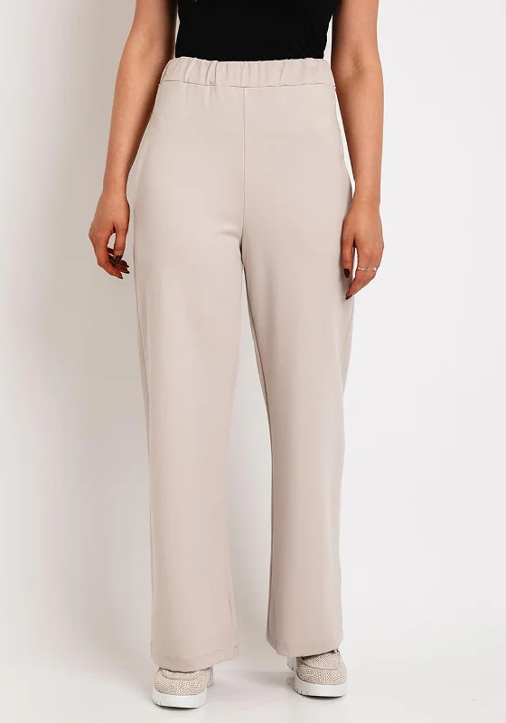 D.e.c.k by Decollage Wide Leg Trouser, Beige